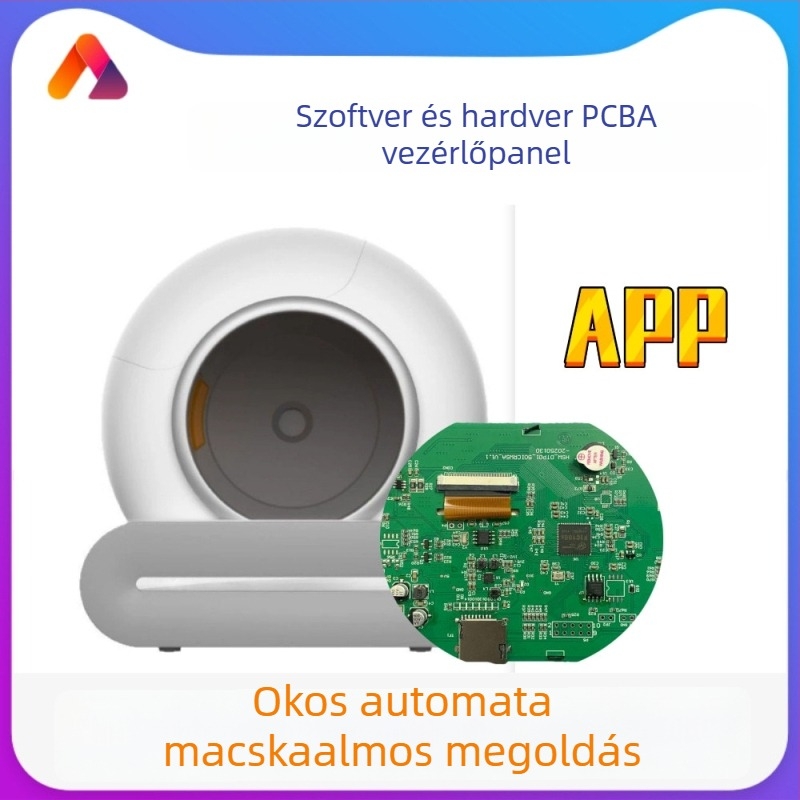 AI hangvezérlésű automata zárt macskaalom-doboz PCBA vezérlőlap
