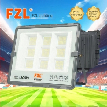 Fuzhao ultra fényes kültéri vízálló LED-reflektor, udvarra és műhelybe, 180° fénysugár