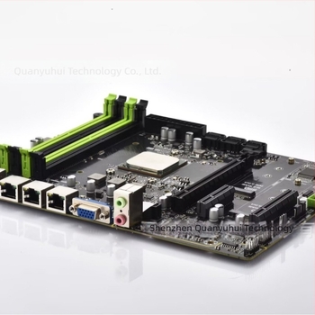 ATX alaplap beépített processzorral, beépített grafika, három LAN-port, DDR3L memória, dupla M.2 SSD