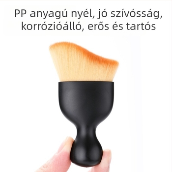Autóklíma kimeneti tisztító ecset puha sörtékkel, por eltávolítása a belső résekből
