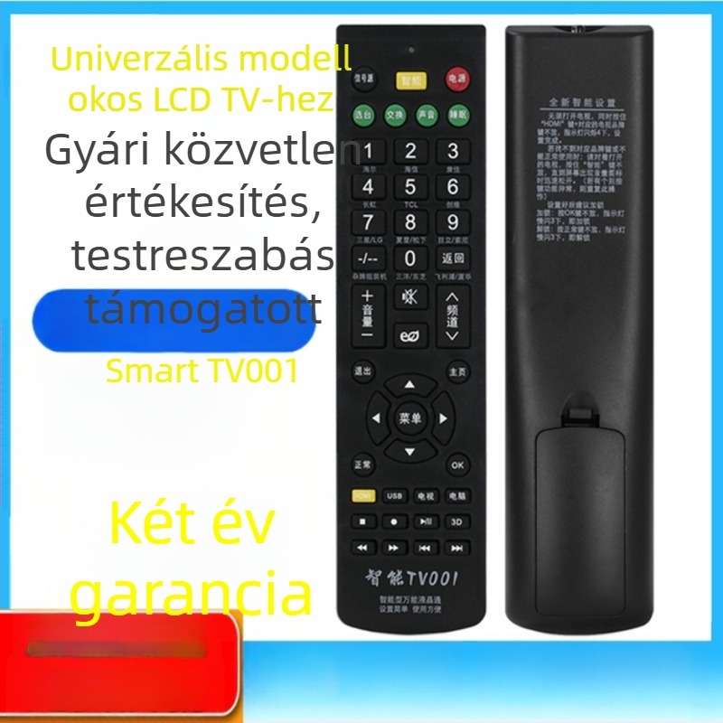 Okos TV001 LCD univerzális többfunkciós távirányító hálózati TV lejátszókhoz