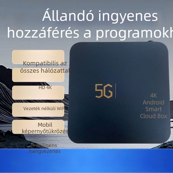 Android 9.0 Otthoni hálózati TV Box 4K HDMI Wi‑Fi Vezeték nélküli képernyő-tükrözés