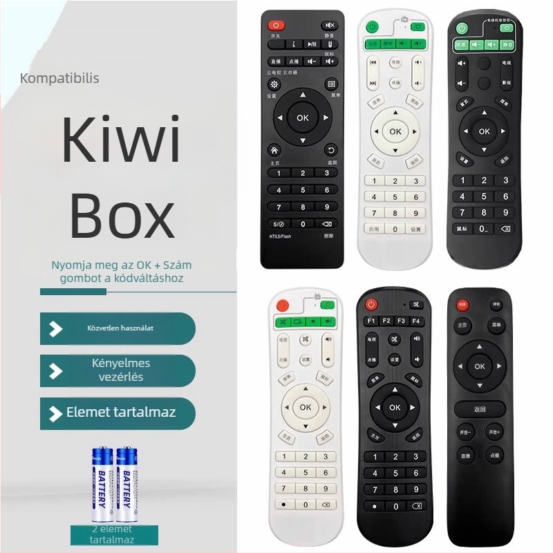 Kiwi TV set-top box távirányító (V5, V8, V6, X7, X800, I3, I5, V9)