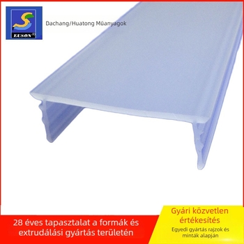 PC LED lineáris lámpaernyő, tejfehér diffúzor, extrudált forma