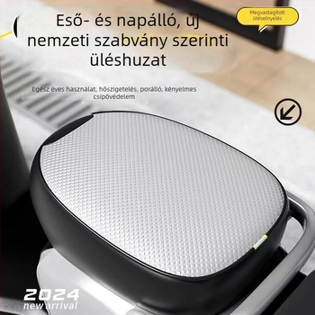 Általános, teljes ülésvédő huzat elektromos járművekhez, vízálló és UV‑álló, kézbesítőknek.
