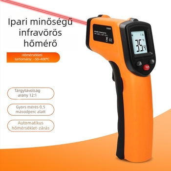 TMP121 infravörös hőmérő, 50–400°C, érintés nélküli ipari hőmérsékletmérés