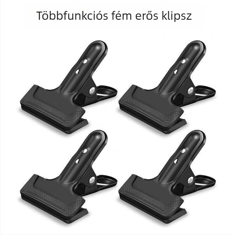 Fém nehéz teherbírású háttérklipsz fotózáshoz, PVC hátteret rögzítő tartó