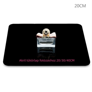 Akril tükröződéses fotópanel, háttér 20/30/40 cm, fekete-fehér