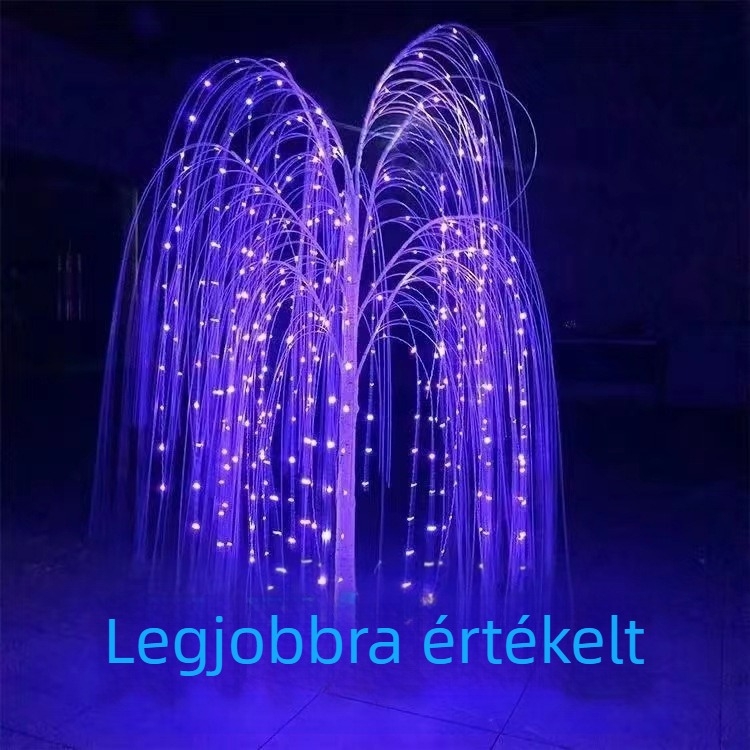 RGB színváltó fűzfa alakú lámpa, távirányítóval és telefonos kezeléssel