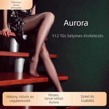 Satin Milk Jelly Aurora háló nélküli harisnya nőknek, vékony, szexi, fényes, hidratáló, 20D