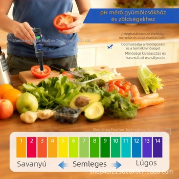 4 az 1-ben vízminőség mérő pH, TDS, EC és hőmérséklet