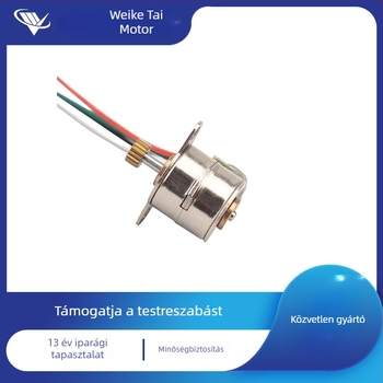 10 mm-es 5V-os mikrostepper motor fényképezőgépekhez, műszerekhez, villanókhoz, objektívekhez és orvosi eszközökhöz
