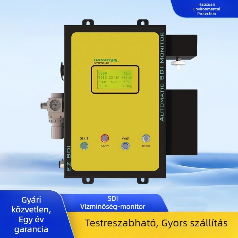Elektromos SDI szennyeződésindex mérő EZ-SDI, automata detektor RO vízminőség vizsgálathoz