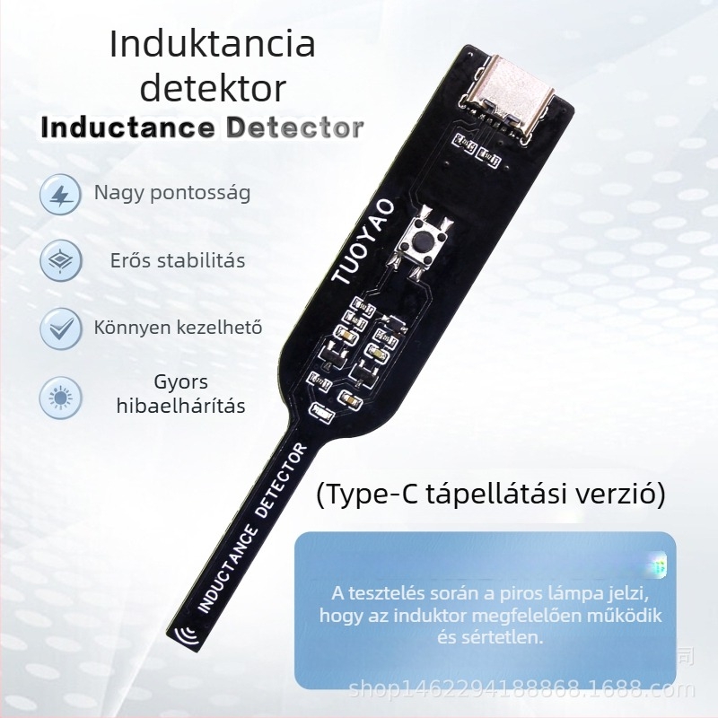Mobiltelefon javításhoz és elektronikus alaplap hibáinak diagnosztikájához induktivitásmérő