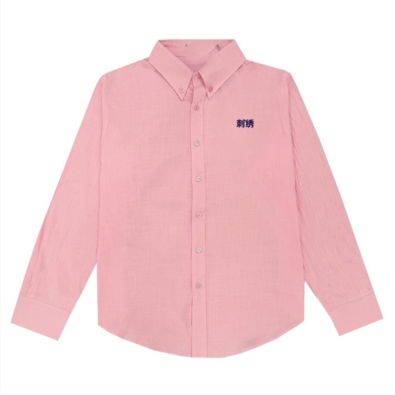 Hímzett pamut–len anyagú póló kardigán, koreai preppy stílus, lányoknak
