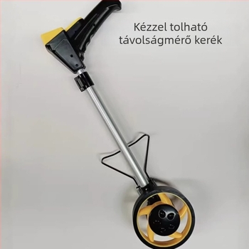 Digitális kijelzős távolságmérő kerék, kézben nyomható mérőkerék, magas pontosságú mechanikus távolságmérő kültéri méréshez