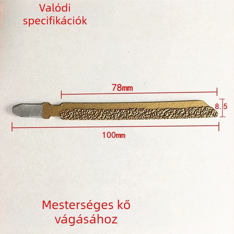 10 cm gyémánt fűrészlap ívelt vágáshoz mesterséges kőhöz, forrasztott