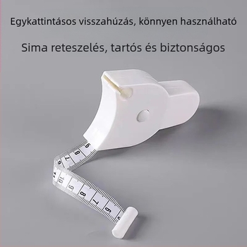 Automatikus, nagy pontosságú testmérő három körméréshez – új fitness mérőszalag intelligens kihúzható kivitelben