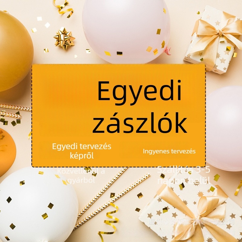 Parti dekorációkészlet: személyre szabható betűlobogók születésnapra, esküvőkre, ünnepekre és új évre – fotózási dekorációs banner