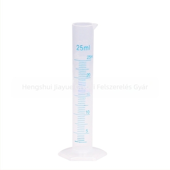 Műanyag graduált henger kék vonallal, 10–1000 ml