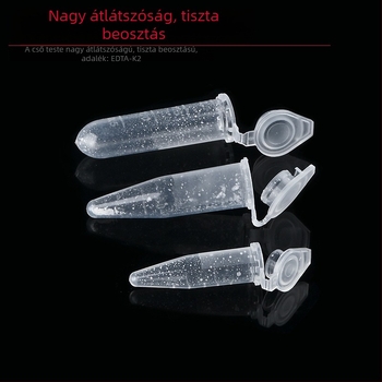 Egyszer használatos EDTA-K2 antikoagulált centrifugálási cső vérsejt analíziséhez