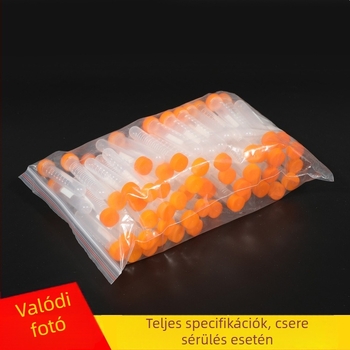 Nyomtatott skálával ellátott centrifugáló csövek, csavaros kupakkal záródó centrifugáló csövek, 10 ml, 15 ml, 50 ml