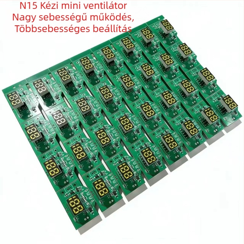 N15 kézi hordozható ventilátor PCBA főpanel és áramkör USB-töltéssel