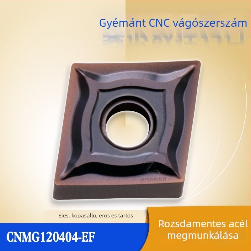 Négyzet alakú CNC-turning betétek CNMG120404-EF rozsdamentes acélhoz CNMG120408-EF 205