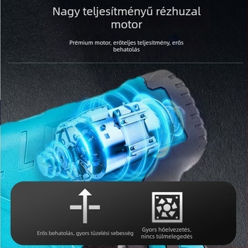 Faipari szegezőgép, újratölthető lítium-ion akkumulátorral, egyenes F30 modell otthoni használatra