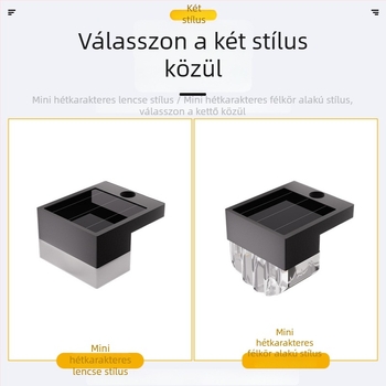 Napelemes külső lépcsőfények, automatikus bekapcsolódás sötétben, díszítő falikar, erkély mini lámpák, kertdekoráció