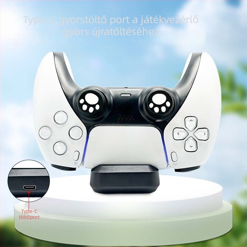 PS5 kétkontrolleres töltőállvány