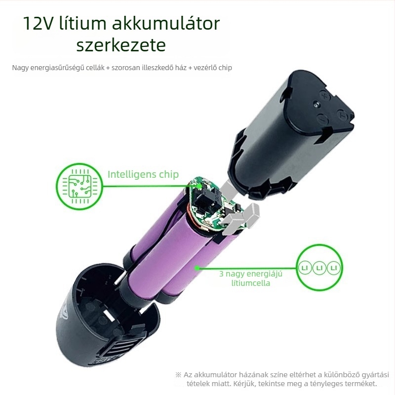 WindTraveler 12V/16.8V lítium akkumulátor vezeték nélküli fúróhoz és pisztolyos fúróhoz – Típus F/B