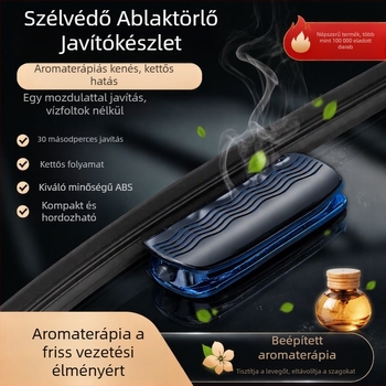 Autó ablaktörlő keret nélküli pengéinek javító eszköze és gumicsík javítási eszköz, univerzális javító készülék
