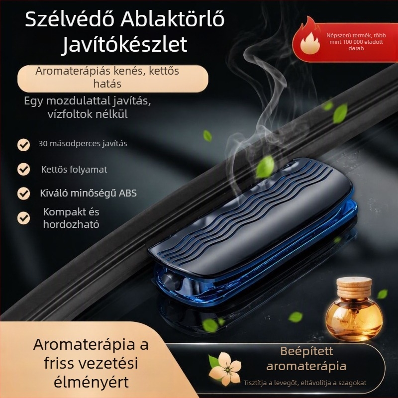 Autó ablaktörlő keret nélküli pengéinek javító eszköze és gumicsík javítási eszköz, univerzális javító készülék