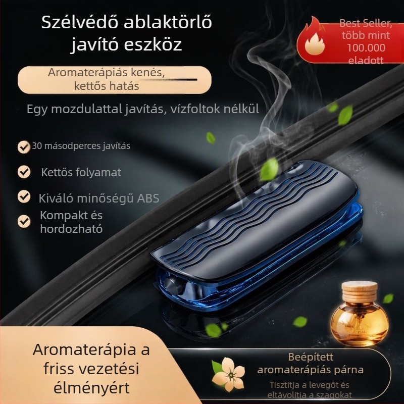 Autó ablaktörlő keret nélküli pengéinek javító eszköze és gumicsík javítási eszköz, univerzális javító készülék