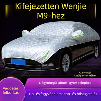 M9 Nagy félfedeles autóköpeny — hó, fagy és napvédelem, hőszigetelés