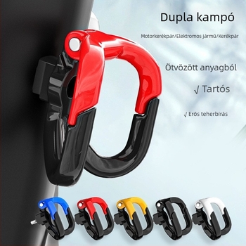 Elülső tároló kampó alumíniumötvözetből – elektromos motorkerékpárhoz, csere kampó és zár alkatrész