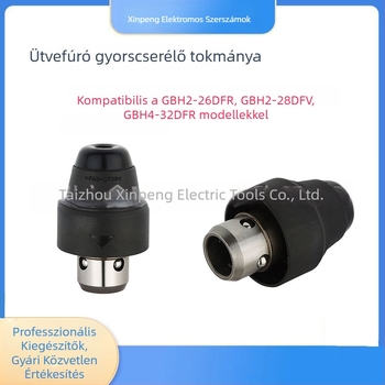 Gyorscserés tokmány fúrókalapácshoz / ütőfúróhoz, kompatibil GBH2-26DFR / 2-28DFV / GBH4-32DFR