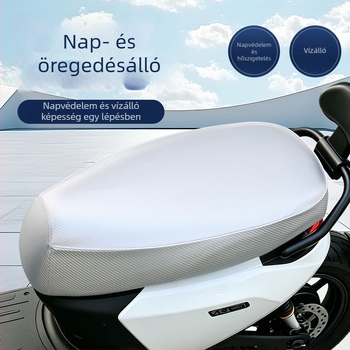 PU bőr ülésvédő elektromos járműhöz, vízálló, UV-álló, mind a négy évszakhoz, vastagabb, csúszásmentes, kopásálló