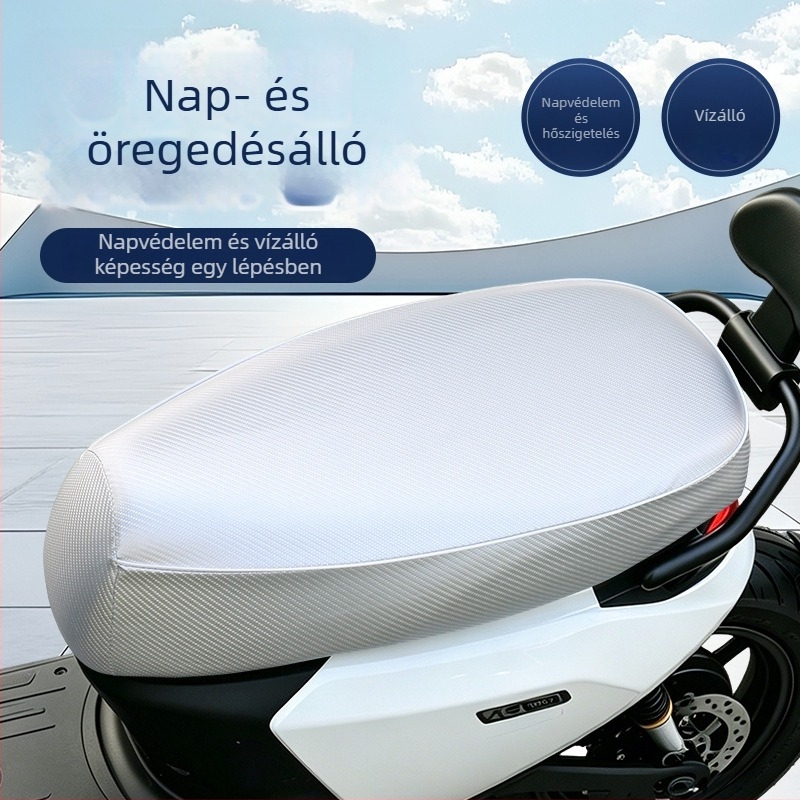 PU bőr ülésvédő elektromos járműhöz, vízálló, UV-álló, mind a négy évszakhoz, vastagabb, csúszásmentes, kopásálló