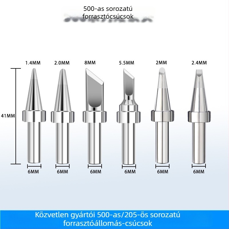 500M forrasztóhegy 205H ólommentes, 150W nagyfrekvenciás, formájú patkó és hegyes penge