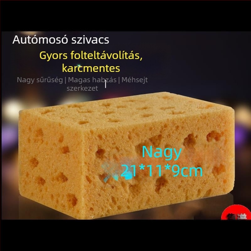 Nagy méretű autómosó szivacs korall mintázatú méhsejt-struktúrával