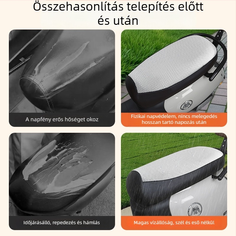 Yadi Guanneng T5-M/H/D elektromos robogó ülésvédő huzat, napvédő, mind az évszakokban használható