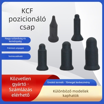KCF anyagú pozícionáló tű ponthegesztéshez, speciális alakú, nem szabványos egyedi kivitelű hőszigetelő hüvely és csavaranyához való elektróda
