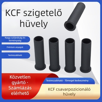 KCF anyagú pozícionáló tű ponthegesztéshez, speciális alakú, nem szabványos egyedi kivitelű hőszigetelő hüvely és csavaranyához való elektróda