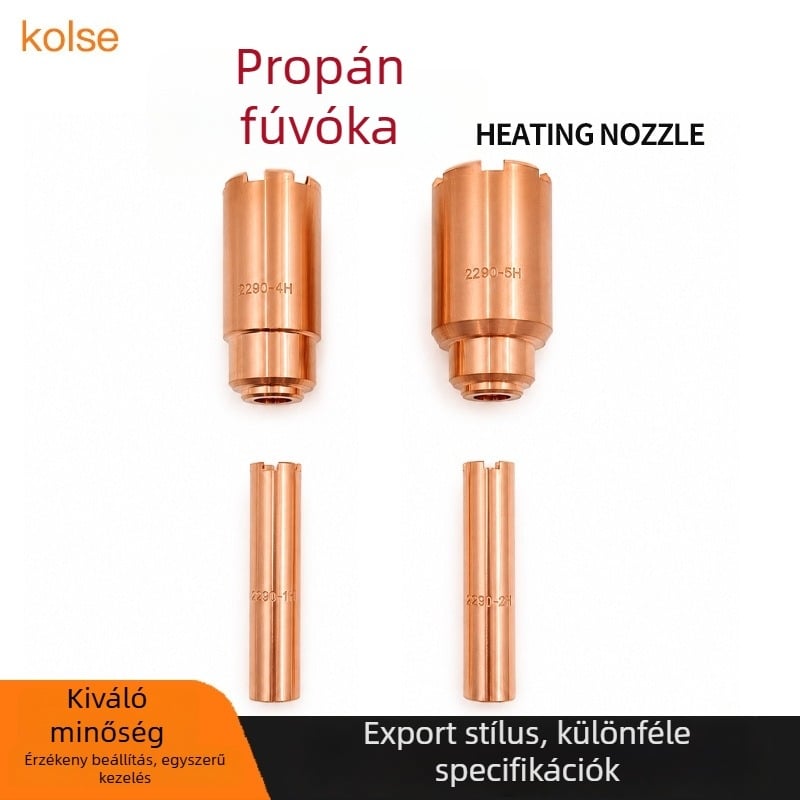 2290 Propán grill fúvóka fűtőfej, méretek 1H-5H