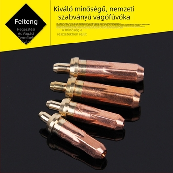 Acetilén- és propán vágófejek, nemzeti szabvány, kör alakú virág minta, teljes réz, 30/100