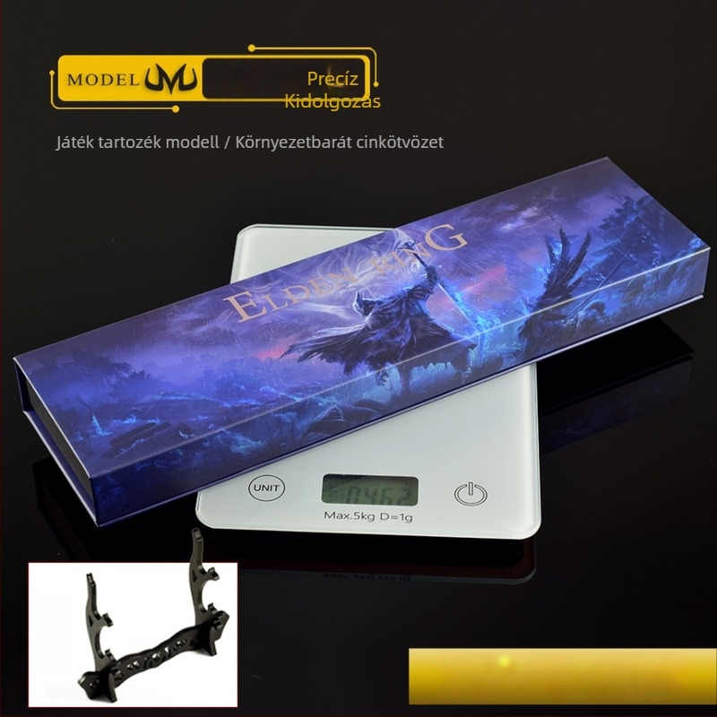 Láva kés fegyver modell dísztárgy ajándékdobozos kiadás, 30 cm, teljesen fém