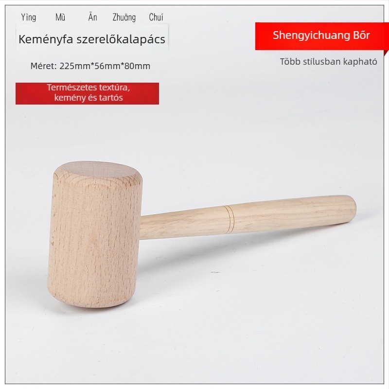 Bükkfa malet bőrmunkához - kézzel készített DIY