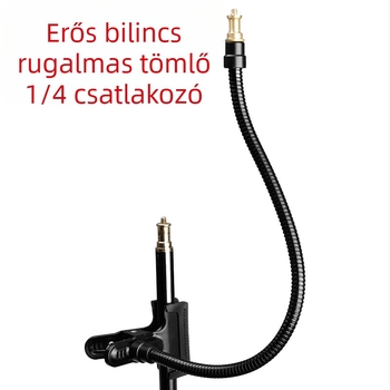 Fotózáshoz készült erős fémből készült csipesz hajlítható csővel és réz fejjel, háttérklipsz, fotófelszerelés PFB7